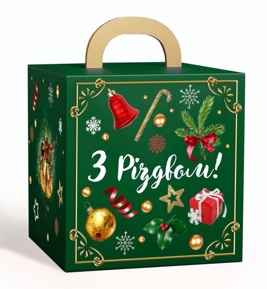 "Новорічний пакунок" солодкий новорічний подарунок, SANTA, 598 г